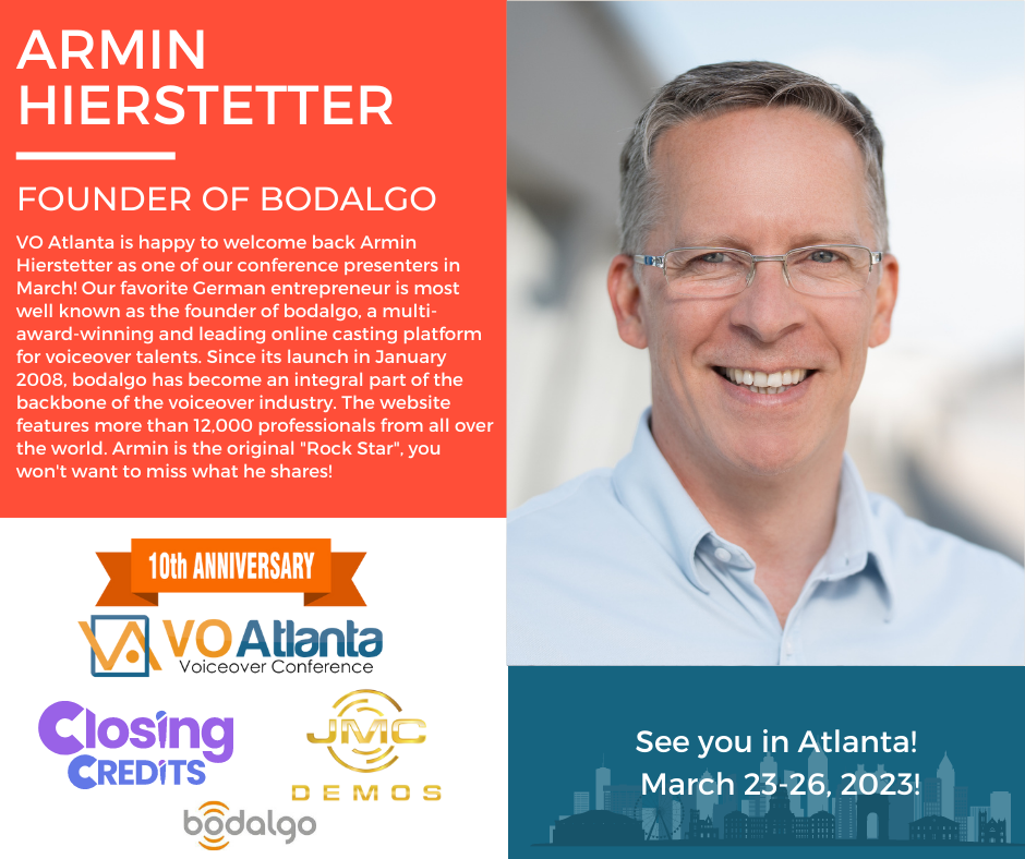 VO Atlanta Speakers Armin Hierstetter