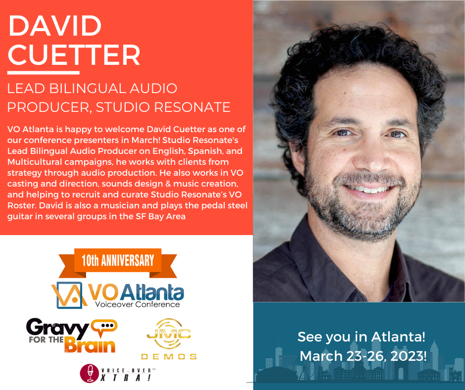 VO Atlanta Speakers David Cuetter